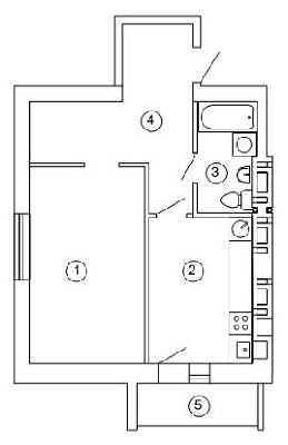 1-кімнатна 39.12 м² в ЖК Новокиївський від 13 500 грн/м², с. Нові Петрівці