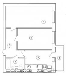2-кімнатна 60.69 м² в ЖК Новокиївський від 13 500 грн/м², с. Нові Петрівці
