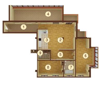 3-кімнатна 120.64 м² в ЖК Будинок на Мечнікова від 21 200 грн/м², Дніпро