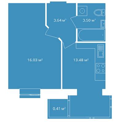1-комнатная 37 м² в ЖК Европейский Двор от 8 100 грн/м², Чернигов