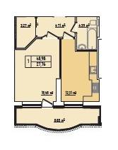 Однокімнатні в ЖК Lux House