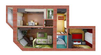 2-комнатная 64.1 м² в ЖК Аркада-Ковель от застройщика, г. Ковель