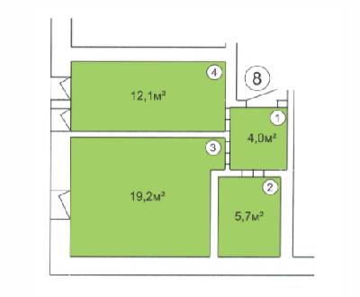 1-кімнатна 41 м² в ЖК Вересковий від 13 800 грн/м², Київ