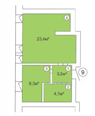1-кімнатна 39.6 м² в ЖК Вересковий від 13 800 грн/м², Київ
