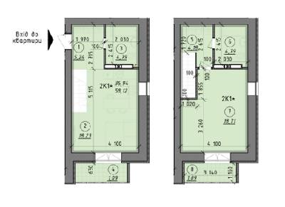 5+ комнат 58.12 м² в ЖК Start Life от 12 150 грн/м², г. Вышгород