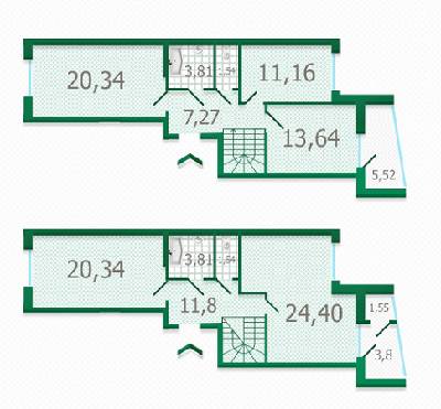 5+ комнат 129.74 м² в ЖК Микитская Слобода от застройщика, Киев