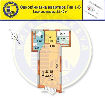 1-кімнатна 32.4 м² в ЖК на вул. Горлівська, 215а, 215б, 215в від забудовника, Київ