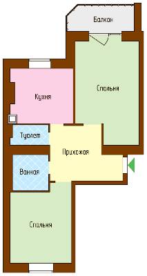 2-комнатная 64 м² в ЖК Петропавловский посад от 13 830 грн/м², с. Петропавловская Борщаговка