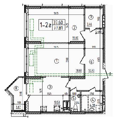 2-кімнатна 77.81 м² в ЖБ на вул. Вірменська, 6А від 24 730 грн/м², Київ