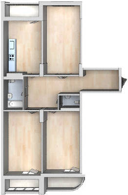 3-кімнатна 125.2 м² в ЖК 4 сезони від 25 000 грн/м², Київ