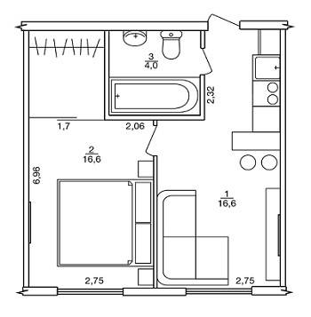 2-кімнатна 37.2 м² в ЖК Бестужевські сади від 19 650 грн/м², Харків
