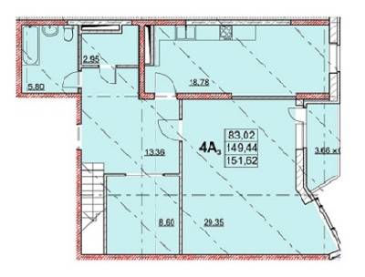 5+ кімнат 151.62 м² в ЖК Гагарінський від 30 530 грн/м², Одеса
