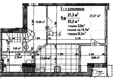 1-кімнатна 50 м² в ЖК Гранд Парк від 18 390 грн/м², Одеса