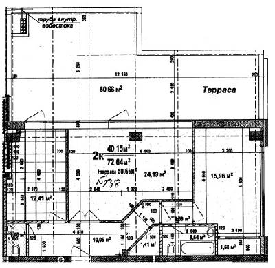 2-кімнатна 72.64 м² в ЖК Гранд Парк від 18 390 грн/м², Одеса