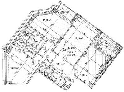 3-кімнатна 95.8 м² в ЖК Гранд Парк від 21 010 грн/м², Одеса