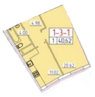 1-комнатная 40.62 м² в ЖК Сорок вторая жемчужина от 28 750 грн/м², Одесса