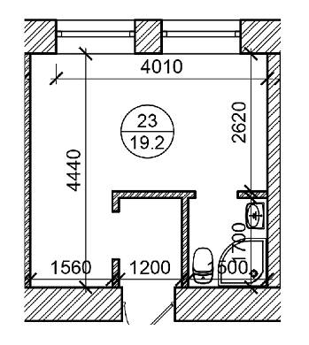 1-комнатная 19.2 м² в ЖК Индустриальный от застройщика, Харьков