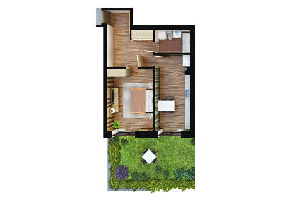 1-комнатная 45.58 м² в ЖК Липинка от 23 230 грн/м², Киев
