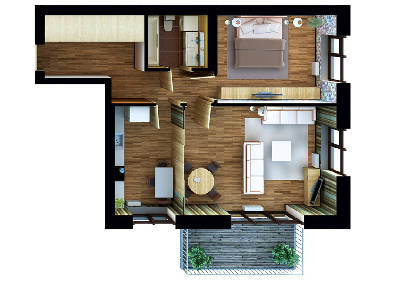 2-комнатная 68.27 м² в ЖК Липинка от 23 230 грн/м², Киев