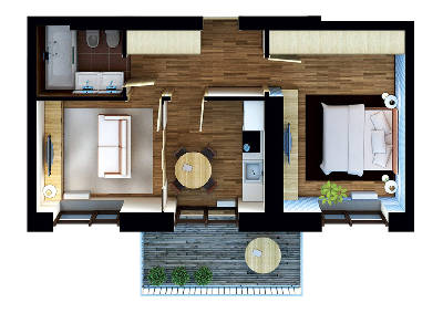 2-комнатная 48.83 м² в ЖК Липинка от 23 230 грн/м², Киев
