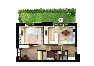 3-комнатная 69.54 м² в ЖК Липинка от 23 230 грн/м², Киев