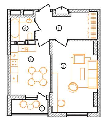 1-кімнатна 55.3 м² в ЖК на вул. Драгоманова, 38 від 22 800 грн/м², Київ