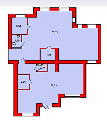 1-кімнатна 151.71 м² в ЖК на вул. Манастирського, 2А, 4, 6 від забудовника, Львів