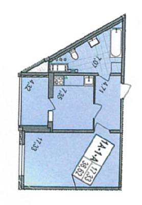 1-комнатная 38.62 м² в ЖК на ул. Милославская, 18 от 16 000 грн/м², Киев