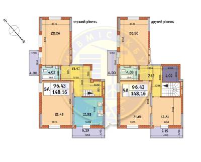5+ комнат 148.16 м² в ЖК на ул. Просвещения, 14 от 20 482 грн/м², Киев