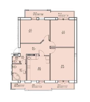 3-комнатная 113.5 м² в ЖК на ул. Ревуцкого, 12 от 35 380 грн/м², Львов