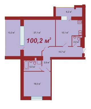 2-комнатная 100.2 м² в ЖК на вул. Стуса / вул. Данилишиних от 12 500 грн/м², г. Трускавец