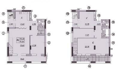 5+ кімнат 135.6 м² в ЖК на вул. Підвисоцького, 4В від забудовника, Київ