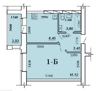 1-кімнатна 36.06 м² в ЖК Новосілки від забудовника, с. Новосілки