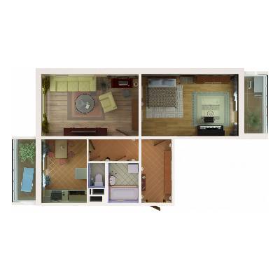5+ кімнат 68.6 м² в ЖК Первоцвіт від забудовника, м. Бориспіль