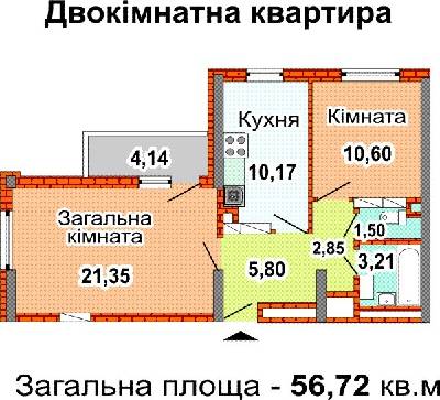 Двухкомнатные в ЖК Перовский