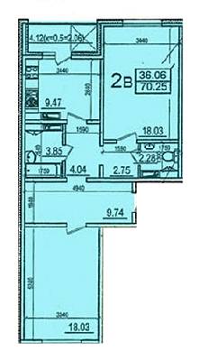 2-кімнатна 70.25 м² в ЖК по пров. Моторний, 11 від 15 127 грн/м², Київ