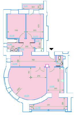 3-кімнатна 115.7 м² в ЖК Полтавський шлях 144 від 13 500 грн/м², Харків