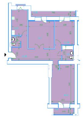 3-кімнатна 102.7 м² в ЖК Полтавський шлях 144 від 13 500 грн/м², Харків