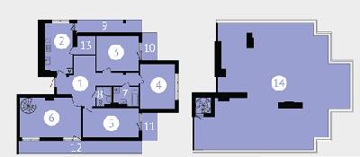 5+ комнат 128.6 м² в ЖК Соната Бортнянского от 19 600 грн/м², Львов
