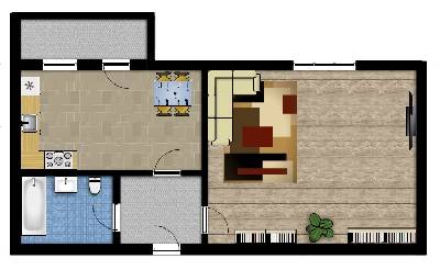 1-кімнатна 35.06 м² в ЖК ЖК Сонцтаун від 15 500 грн/м², с. Чайки