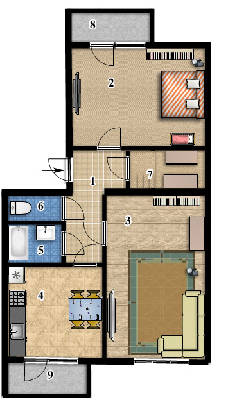 2-кімнатна 68.1 м² в ЖК ЖК Сонцтаун від 14 800 грн/м², с. Чайки