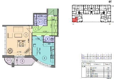 1-кімнатна 54.66 м² в ЖК Status Grad від забудовника, Київ