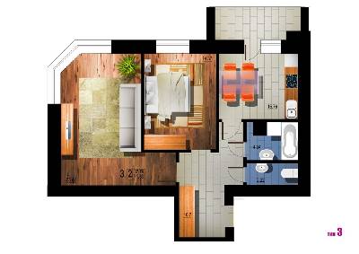 2-кімнатна 71.53 м² в ЖК Щасливий на Петропавлівці від 17 100 грн/м², с. Петропавлівська Борщагівка