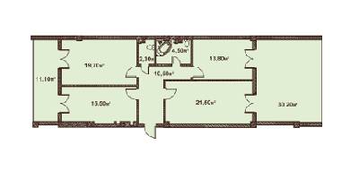 3-комнатная 100.19 м² в ЖК Феличита от 34 300 грн/м², Харьков