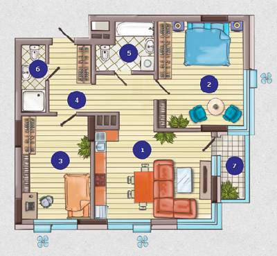 2-кімнатна 78.91 м² в ЖК Французький квартал 2 від 34 920 грн/м², Київ