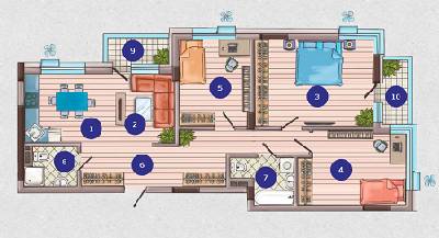 5+ кімнат 101.87 м² в ЖК Французький квартал 2 від 34 920 грн/м², Київ