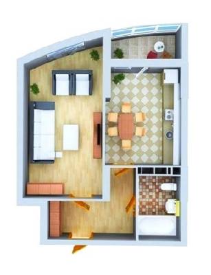 1-комнатная 40.6 м² в ЖК Шулявский от застройщика, Киев