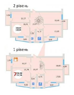 5+ кімнат 206.9 м² в ЖК Еко-дім на Стрийській від забудовника, Львів