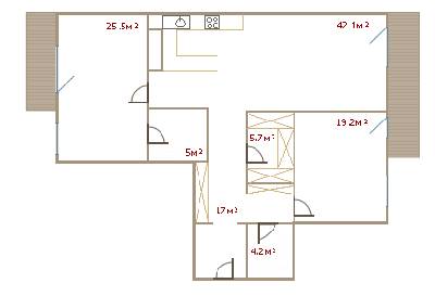 2-кімнатна 118.7 м² в ЖК Ясна Поляна від 52 560 грн/м², Одеса