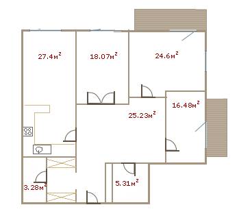 3-кімнатна 120.37 м² в ЖК Ясна Поляна від 52 560 грн/м², Одеса